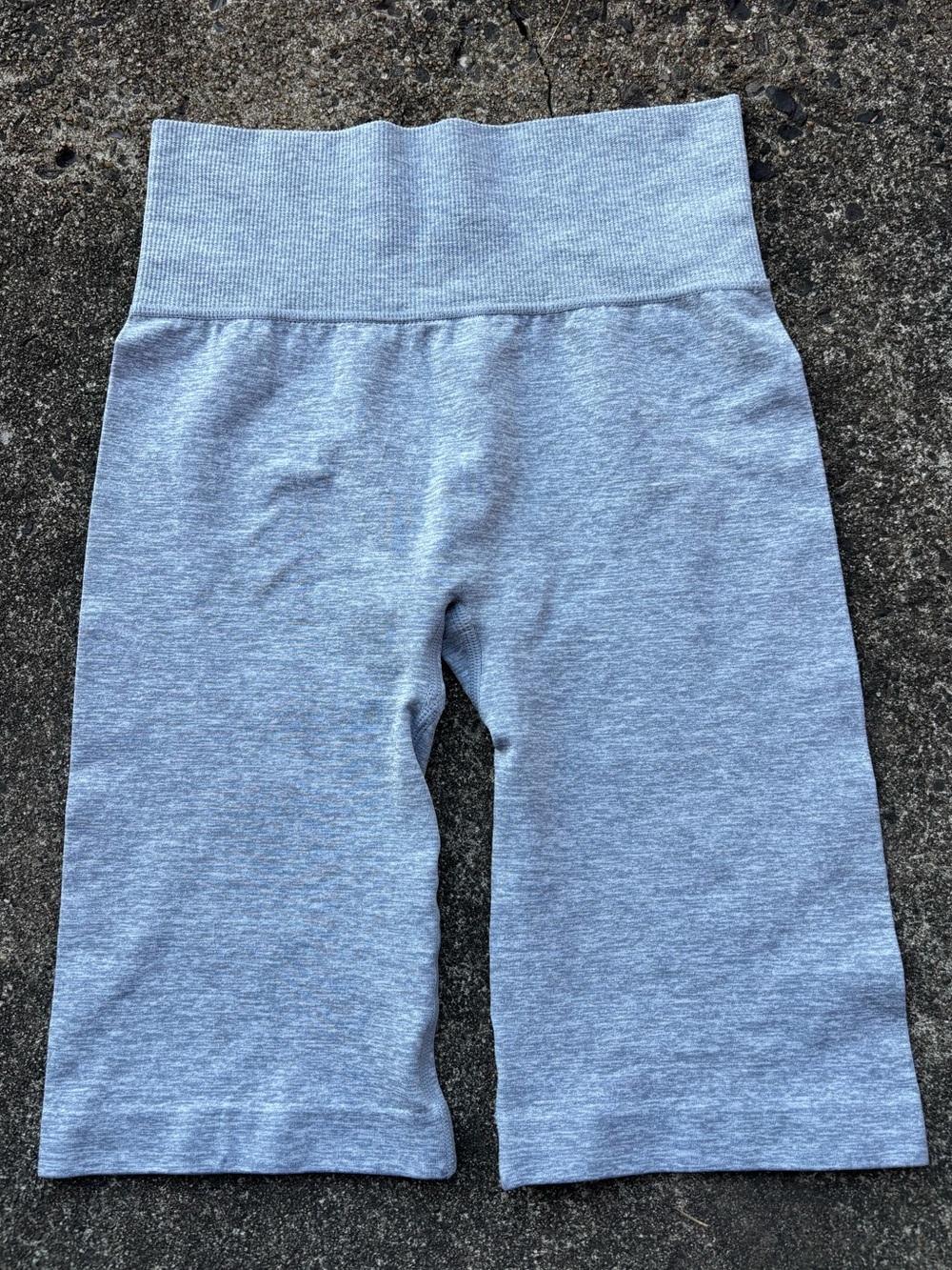 Forever 21 Heather Gray High-Rise Bike Shorts